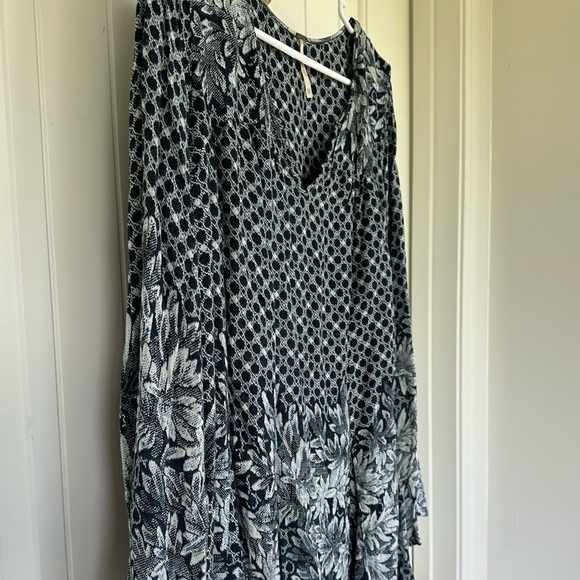 Free People Flowy Boho Mini Dress-Size XS - Picture 4 of 13